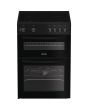 Indesit IDE6VMB 60cm Electric Cooker with Ceramic Hob - Black