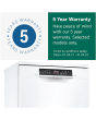 Bosch SMS6ZDW48G, Free-standing dishwasher