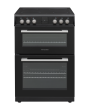 Montpellier MDOC60FK 60cm Double Ceramic Cooker in Black