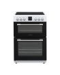 Montpellier MDOC60FW 60cm Ceramic Double Cooker in White