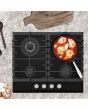 Statesman GH60GB 60cm 4 Zone Gas Glass Hob