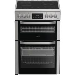 Hotpoint HDE6VDCAX 60cm Electric Cooker with Ceramic Hob