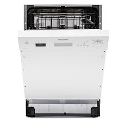 Montpellier MDI655W Full Size 60cm Semi Integrated Dishwasher in White