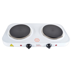 LLOYTRON E4202WH Kitchen Perfect 2000W Double Hotplate