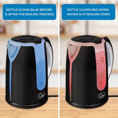 QUEST 35929 Dual Led Illuminated Kettle