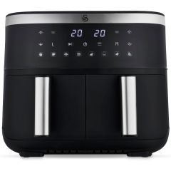 SWAN SD10518BLK 7.6Ltr Dual Air Fryer