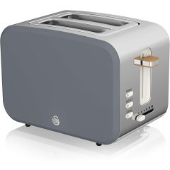 SWAN ST14610GRY N - 2 Slice Nordic Toaster Grey
