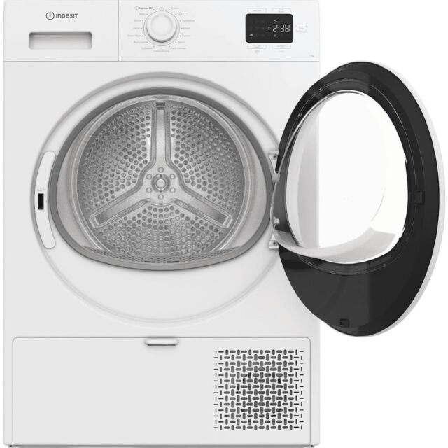 Indesit CYSD72DWWUK 7kg Heat Pump Tumble Dryer with QuickCycle