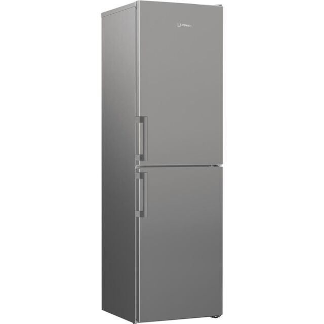 Indesit IKNH 1261 S4UK Freestanding 50/50 No Frost Fridge Freezer - Silver