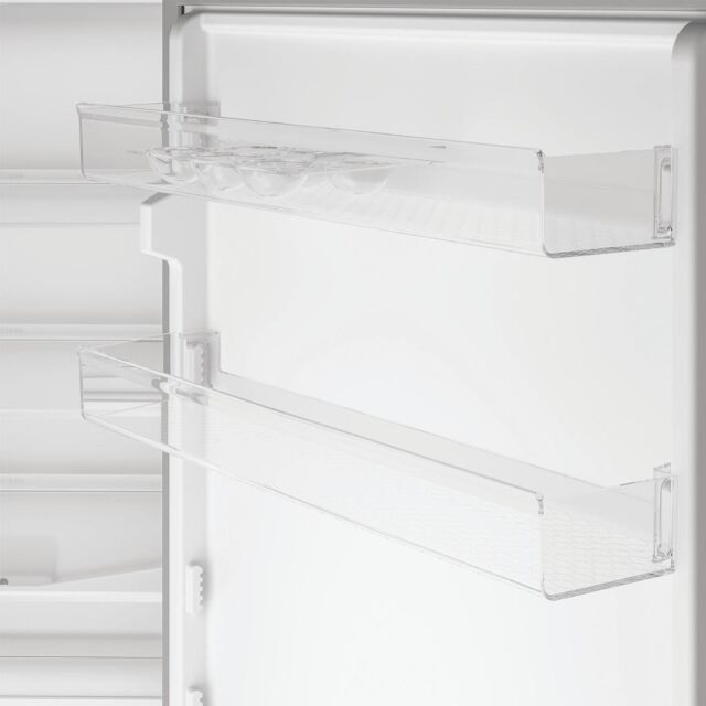 Indesit IKNH 1261 S4UK Freestanding 50/50 No Frost Fridge Freezer - Silver