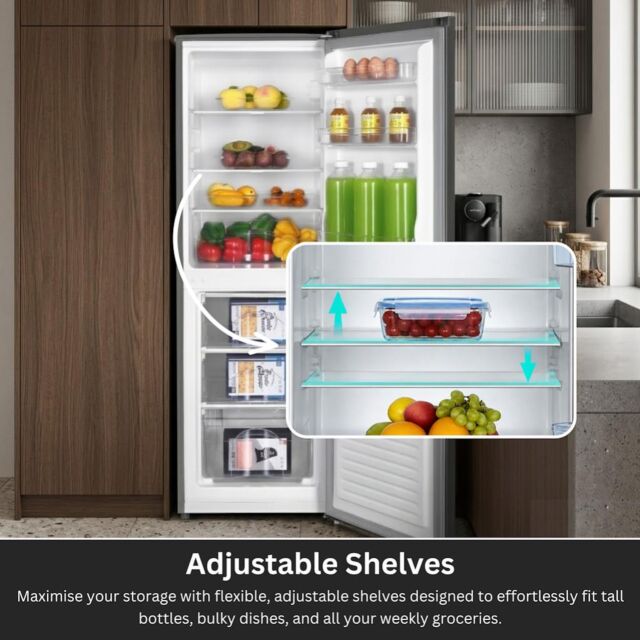Teknix STF1448B 50/50 Fridge Freezer Static - Black