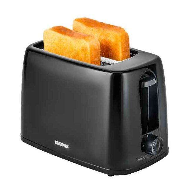 GEEPAS GBT36550UK-BK 2 Slice Toaster Black