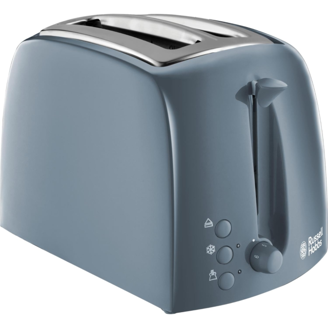 RUSSELL HOBBS RH21644 Textures 2 Slice Toaster Grey