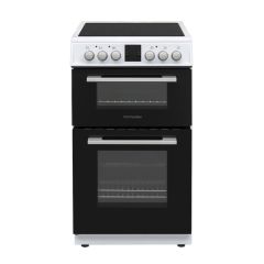 Montpellier MDOC50FW 50cm Double Ceramic Cooker in White