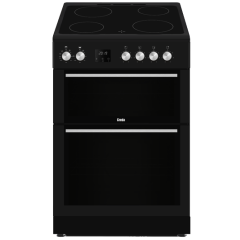 Creda C60CDOA 60cm Freestanding Ceramic Double Oven Cooker