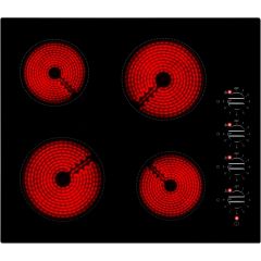 Willow WCH60D Rotary Controls Ceramic Hob